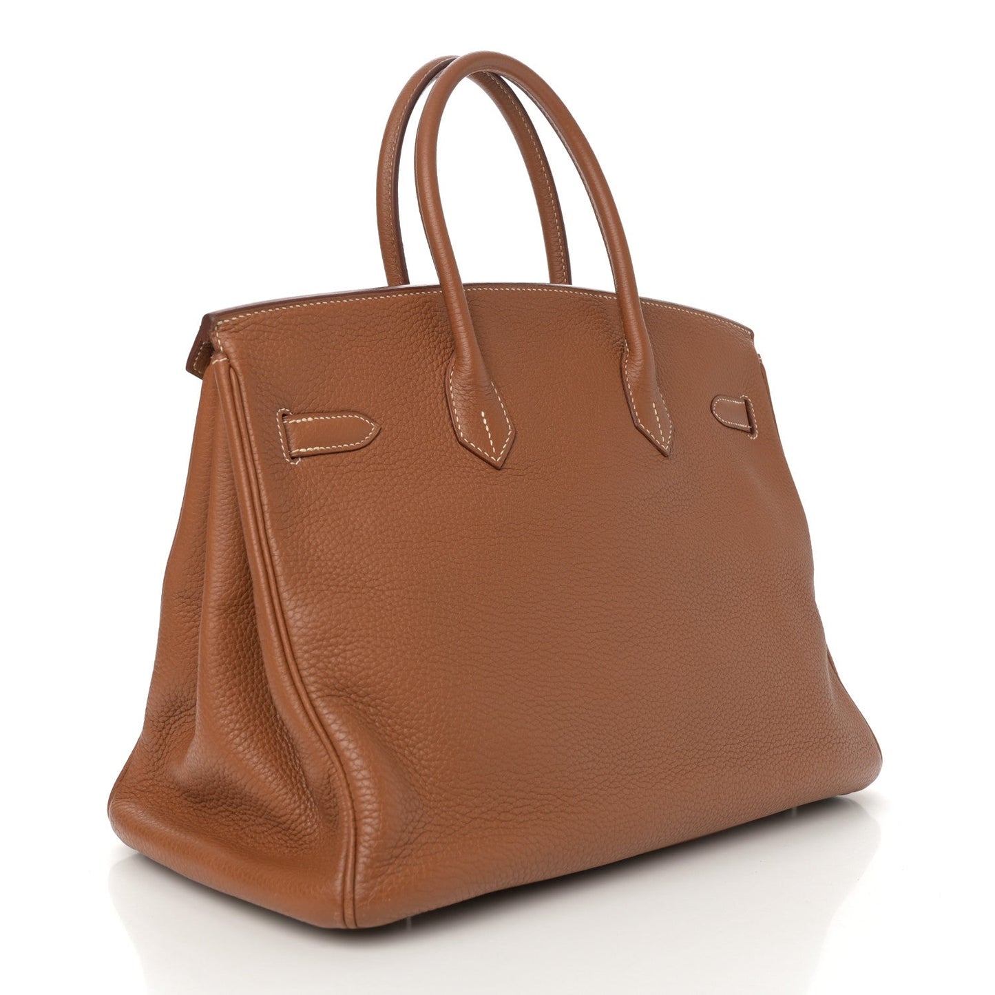 Hermes Taurillon Clemence Birkin 35 Gold