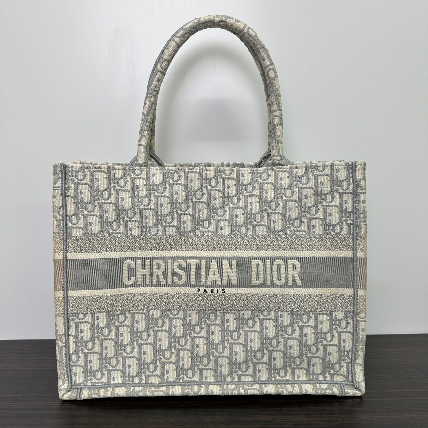 Dior Grey Oblique Canvas Large Book Tote LB124921