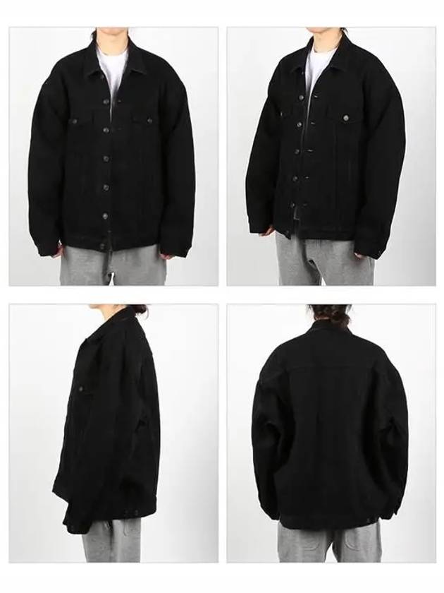 Luxury Balenciaga Trending 2026 Oversized Denim Jacket Black