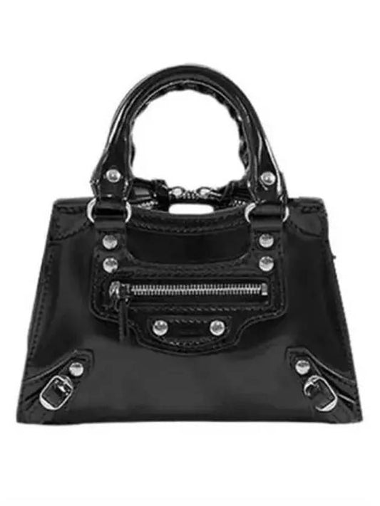 Luxury Balenciaga Trending 2026 Neo Classic Tote Bag Black