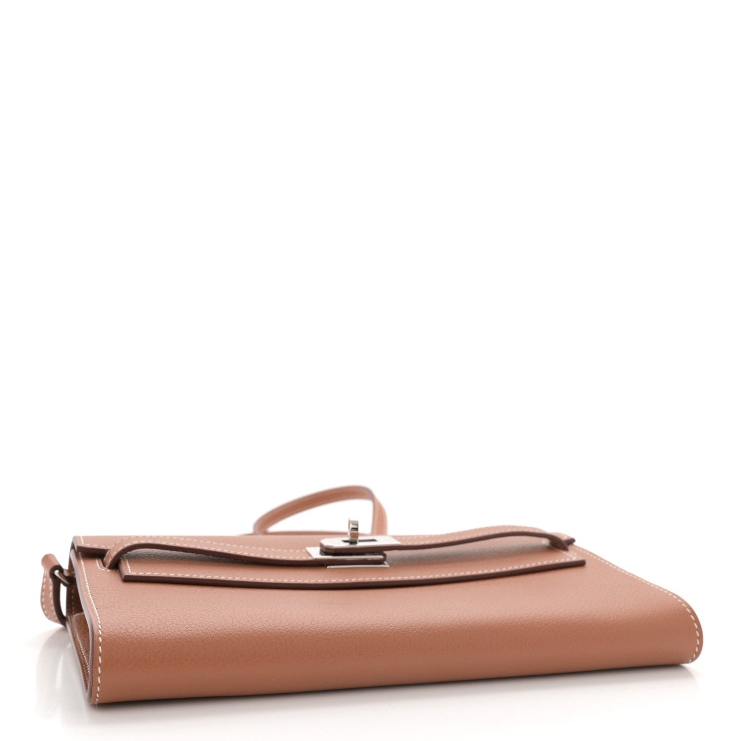 Hermes Evercolor Kelly Wallet To Go Gold