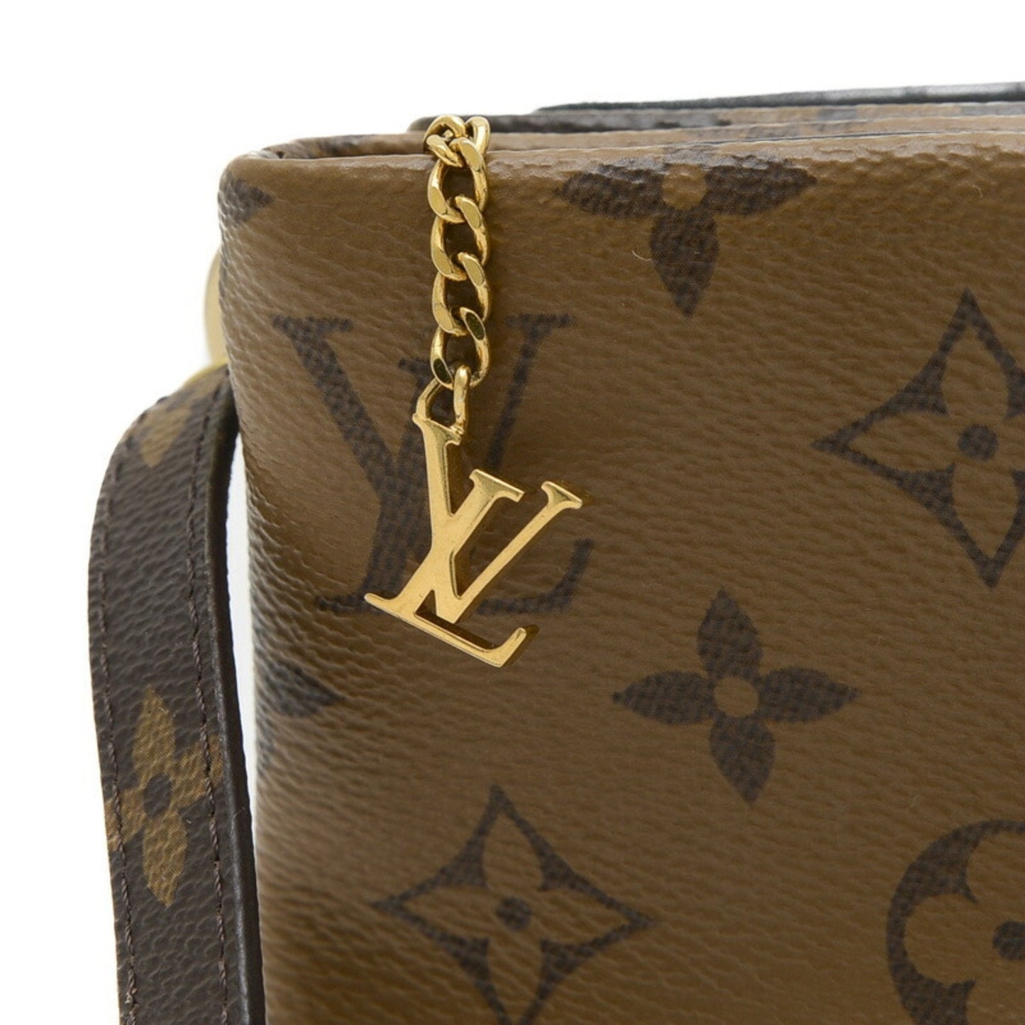 Louis Vuitton  Monogram Monogram Reverse Leather Pochette Shoulder Bag