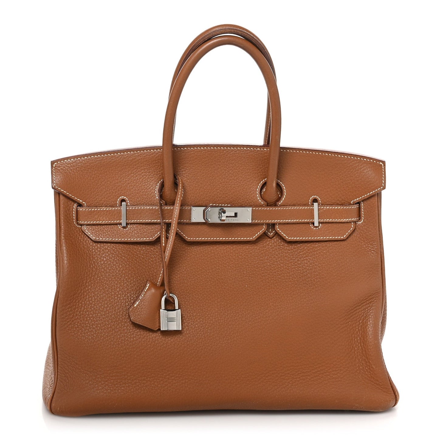 Hermes Taurillon Clemence Birkin 35 Gold