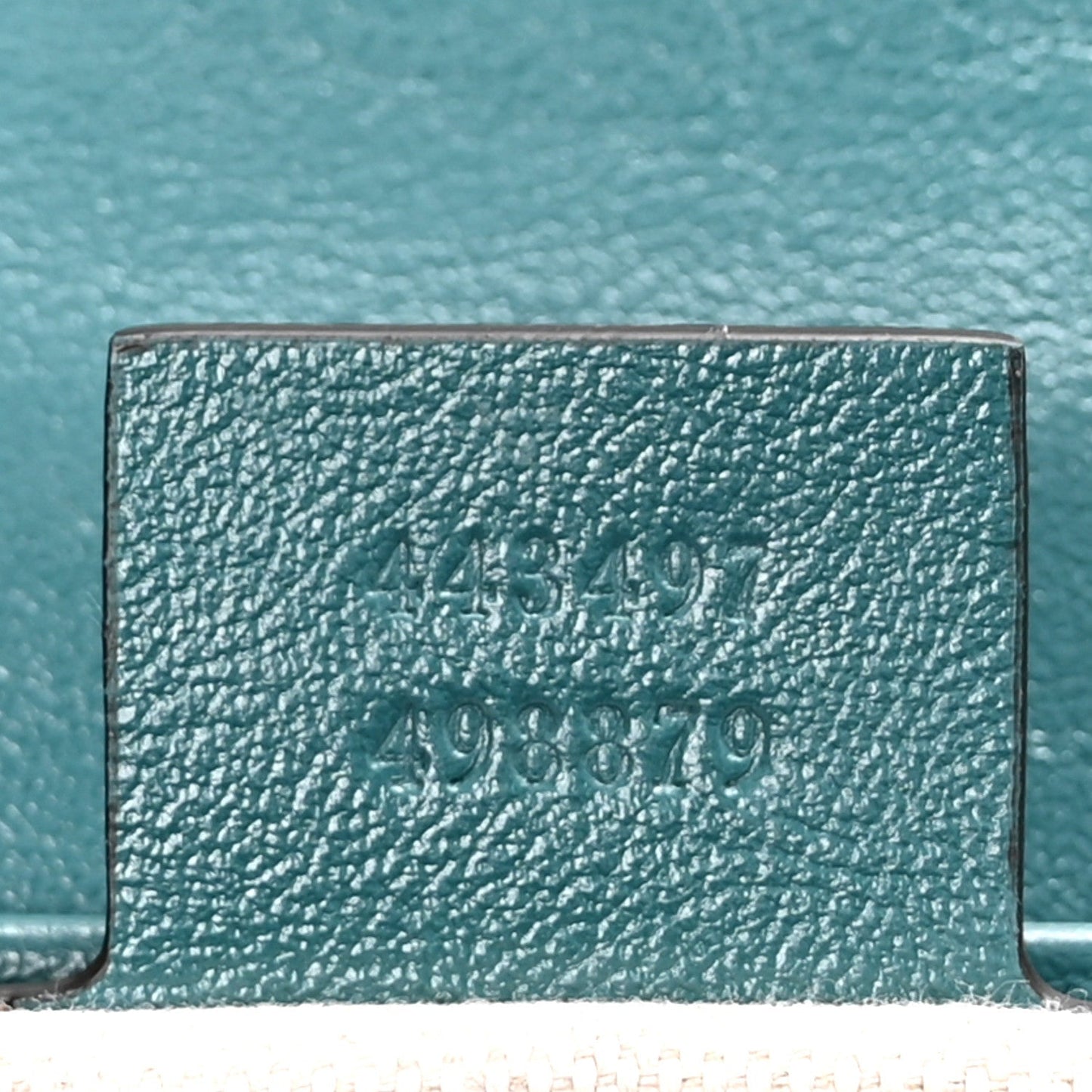 Gucci Azalea Calfskin Enamel Matelasse Diagonal Small Torchon GG Marmont Shoulder Bag Imperial Blue Pavone