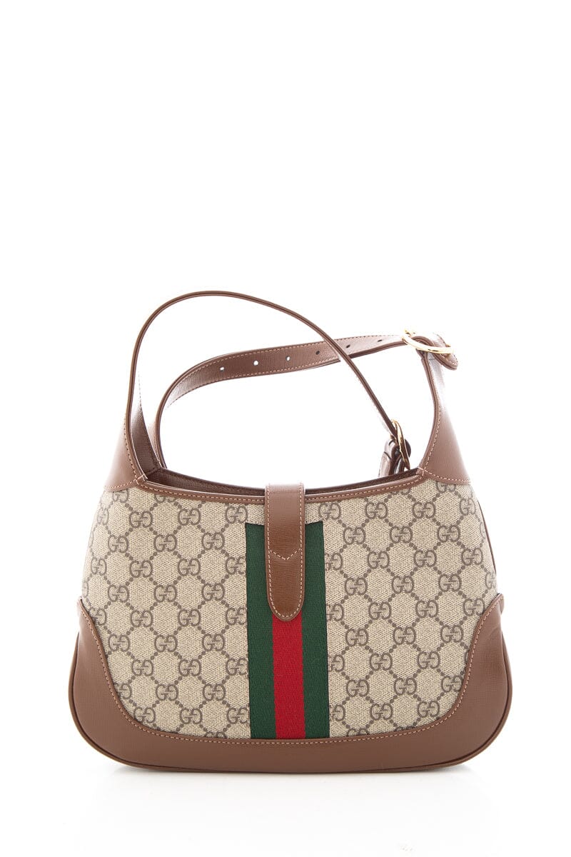 Gucci Jackie Brown Monogram Handbag