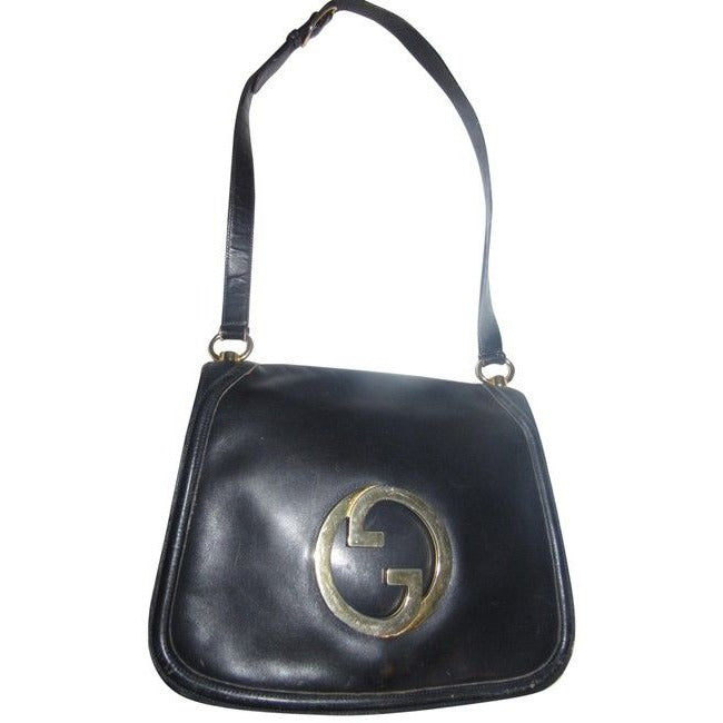 Gucci Envelope Saddle Leather Mini Shoulder Bag
