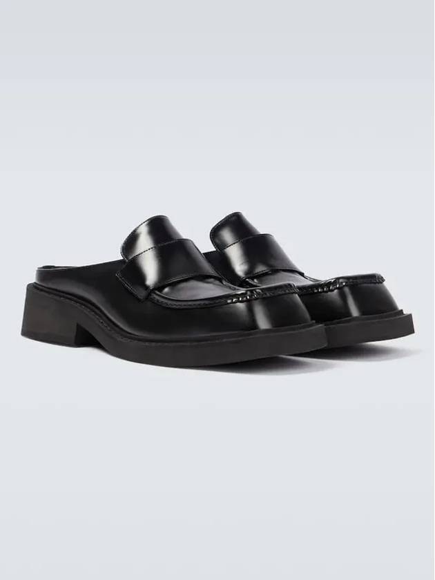 Luxury Balenciaga Trending 2026 Inspector 40MM Leather Bloafer Black