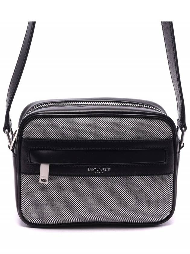 Luxury Saint Laurent Trending 2025 Camp Camera Cross Bag Black