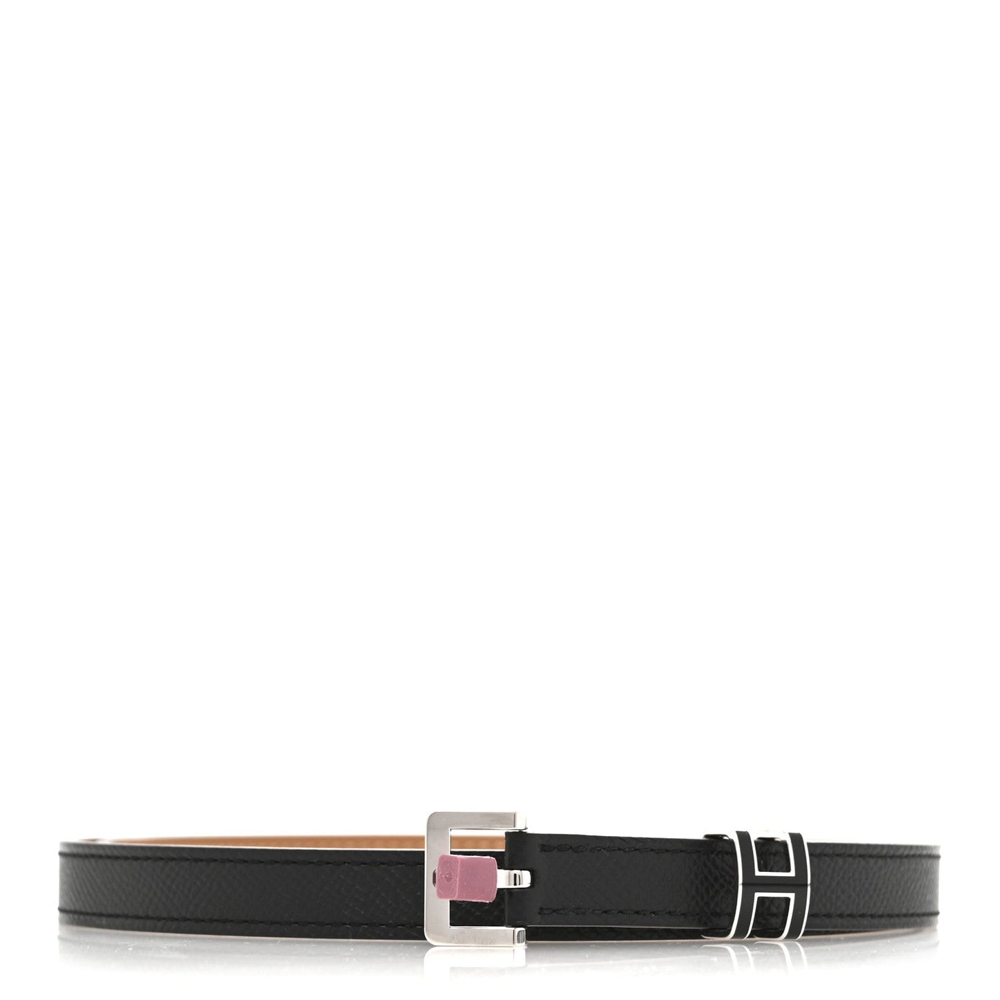 Hermes Epsom 15mm Pop H Belt 75 30 Black
