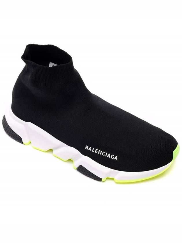 Luxury Balenciaga Trending 2026 Speed Runner High Top Sneakers Black Yellow