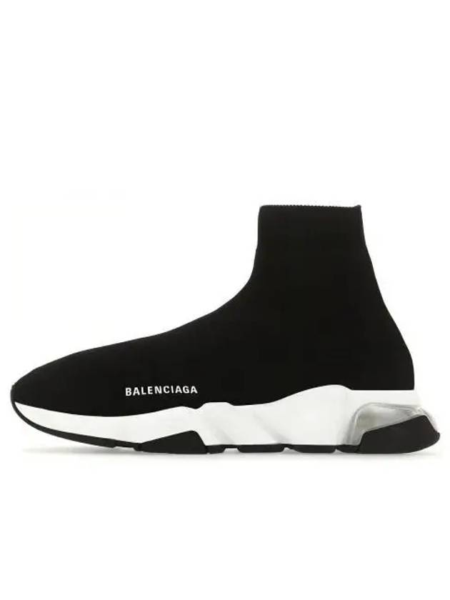 Luxury Balenciaga Trending 2026 Speed Trainer Clear Sole High Top Sneakers Black