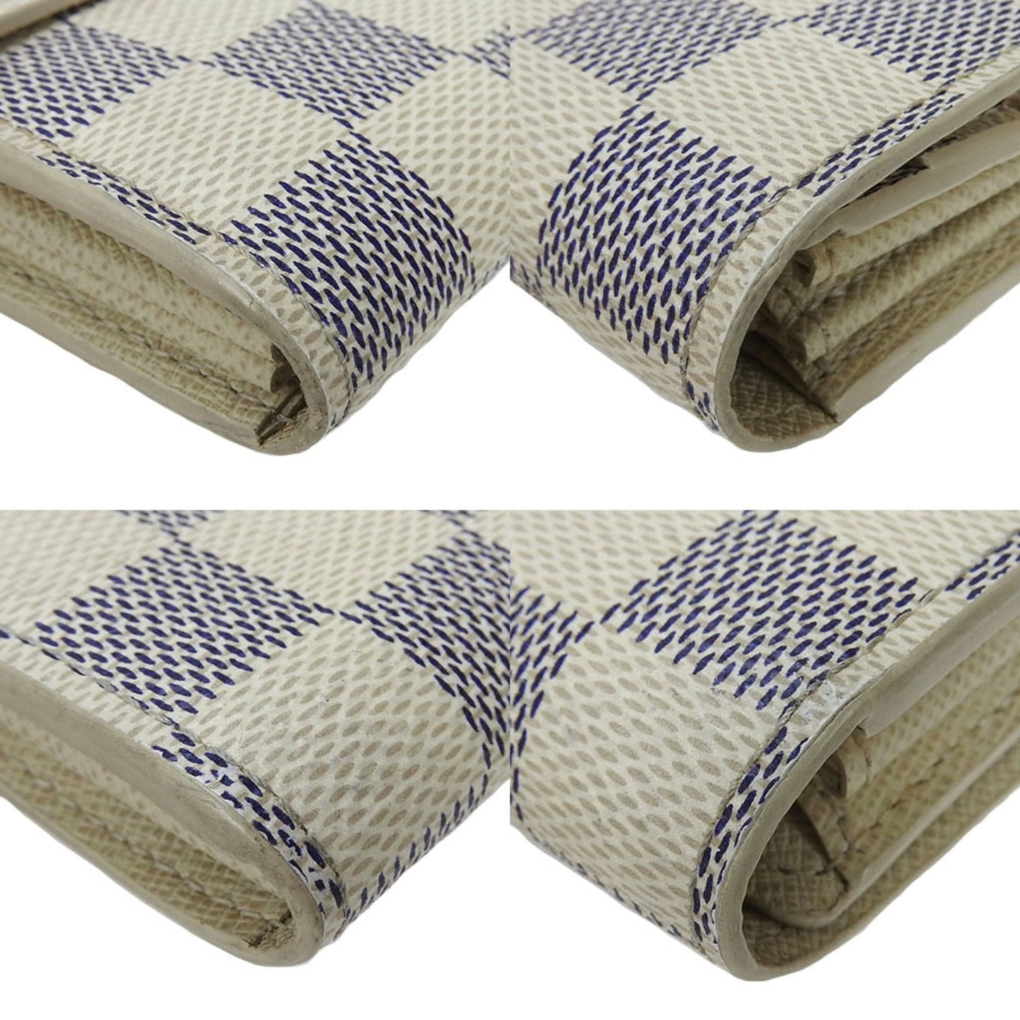 Louis Vuitton Damier Azur Damier Azur Long Wallet (Bi-Fold)
