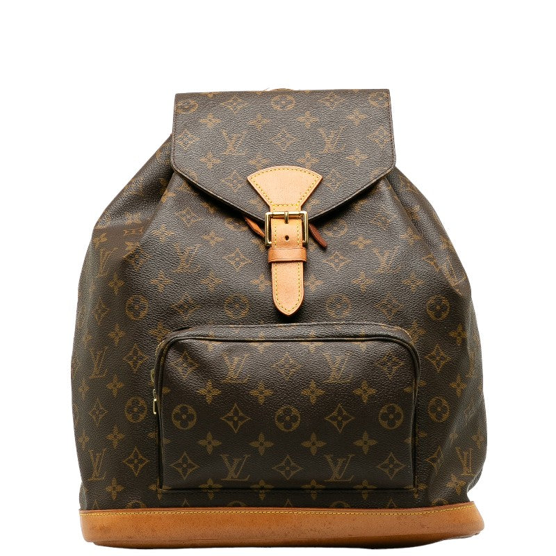 Louis Vuitton Monogram M51135 Daypack PVC/Leather Brown