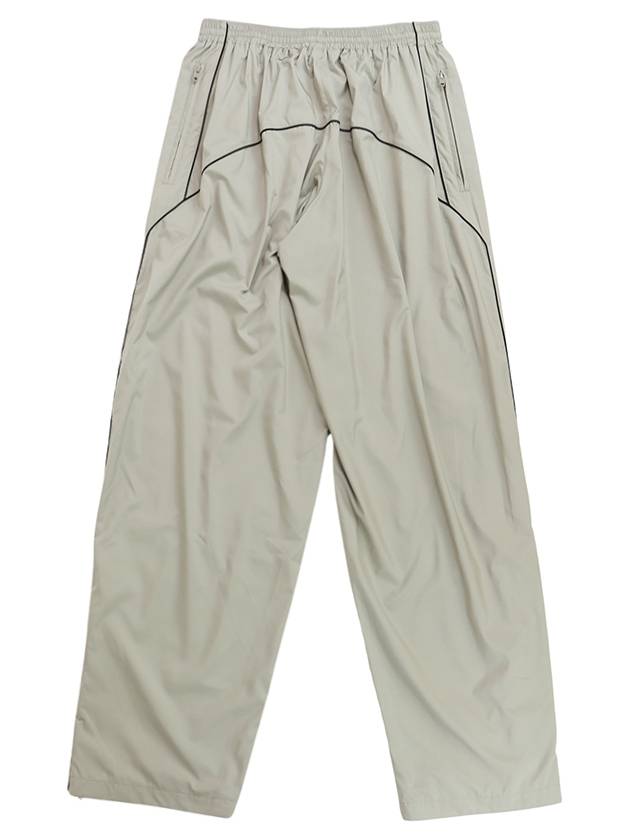 Luxury Balenciaga Trending 2026 Wide Leg Track Pants Beige