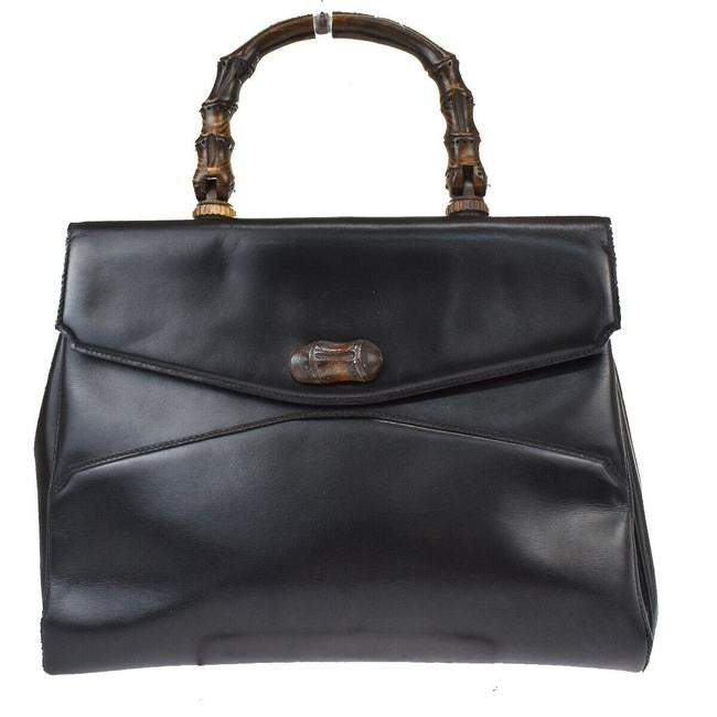 Gucci Envelope Kelly Leather Top Handle Shoulder Bag