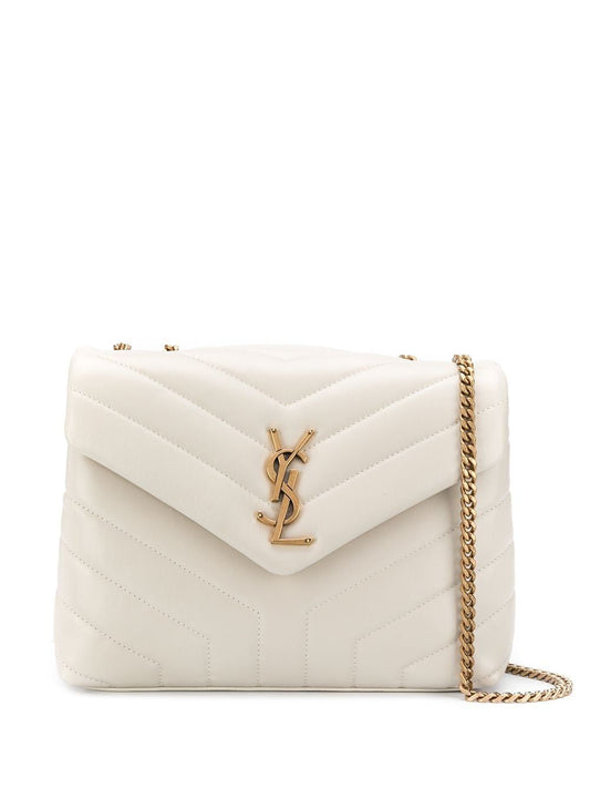 Luxury Saint Laurent Trending 2025 Women's Ysl Bo Mng Loulou S in Cremasoft | 494699DV7279207