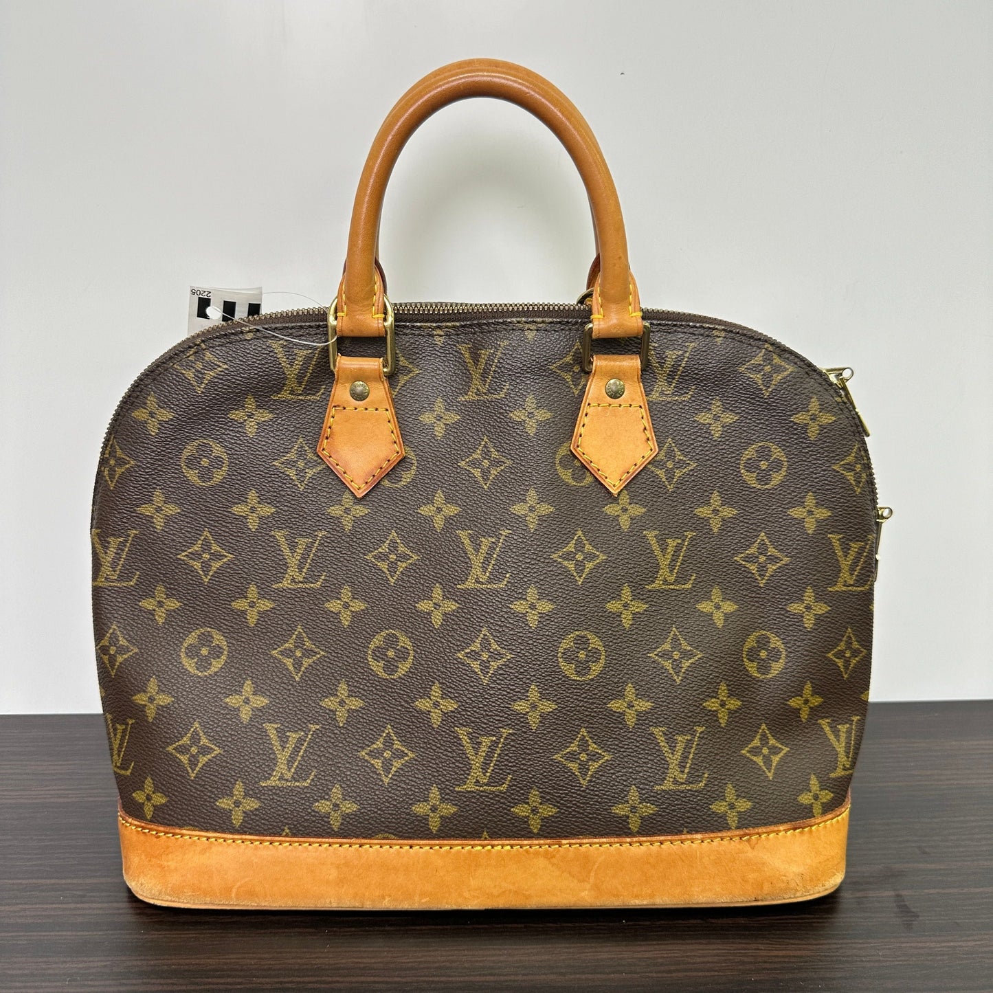 Louis Vuitton Alma Shoulder Bag Brown Canvas/Leather LB119830
