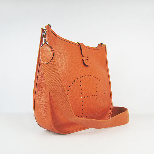 Luxury Hermes Evelyne I handbag H6309 orange
