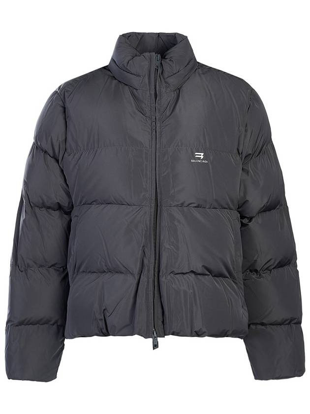 Luxury Balenciaga Trending 2026 Sporty B Logo Point Down Padding Grey
