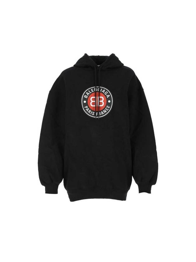 Luxury Balenciaga Trending 2026 Men's Logo Hoodie Black