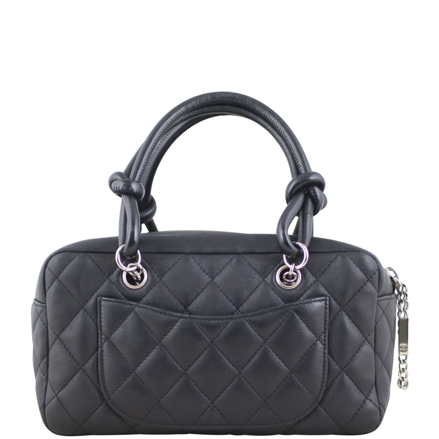 Chanel Quilted Cambon Mini Bowler