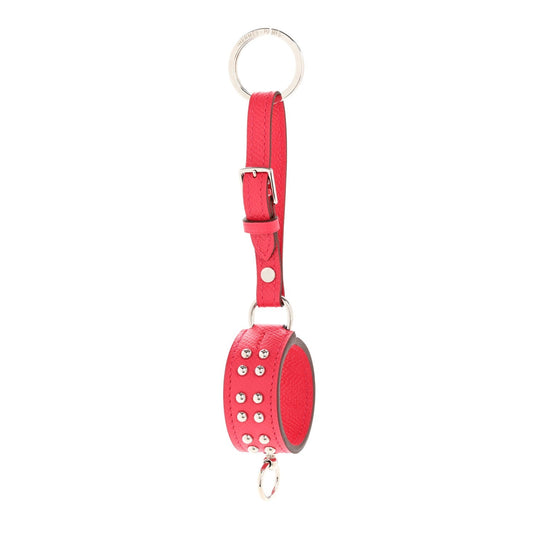 Hermes Epsom Collier de Chien Anneau Key Holder Rose Pourpre