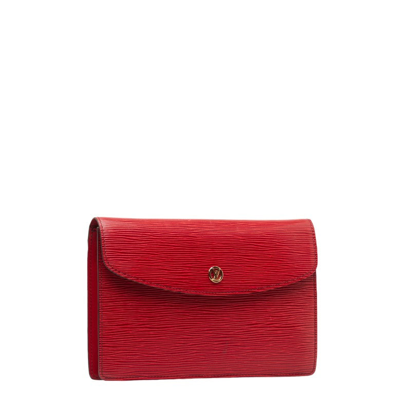 Louis Vuitton Epi Montaigne 27 Backpack Second Bag M52657 Castilian Red Leather  Louis Vuitton
