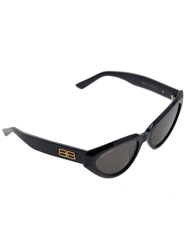 Luxury Balenciaga Trending 2026 Eyewear BB Logo Cat Eye Sunglasses Black