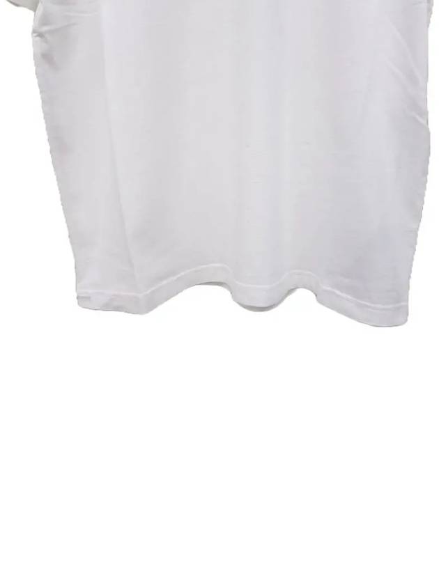 Luxury Balenciaga Trending 2026 Back Logo Short Sleeve T-Shirt White