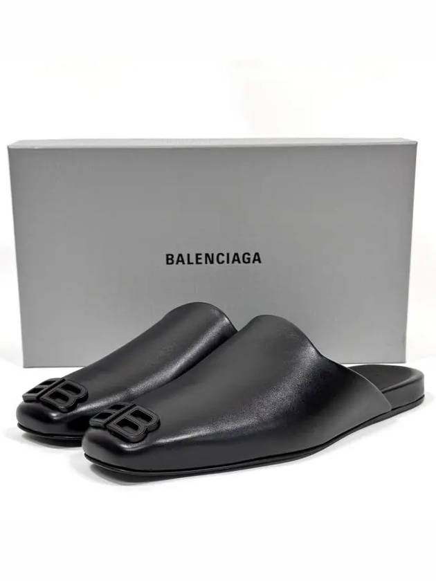 Luxury Balenciaga Trending 2026 BB Logo Cozy Leather Bloafers