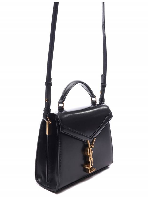 Luxury Saint Laurent Trending 2025 Box Cassandre Mini Top Leather Tote Bag Black