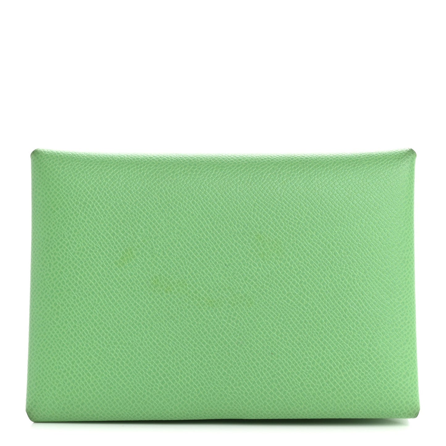 Hermes Epsom Calvi Duo Card Case Vert Comics