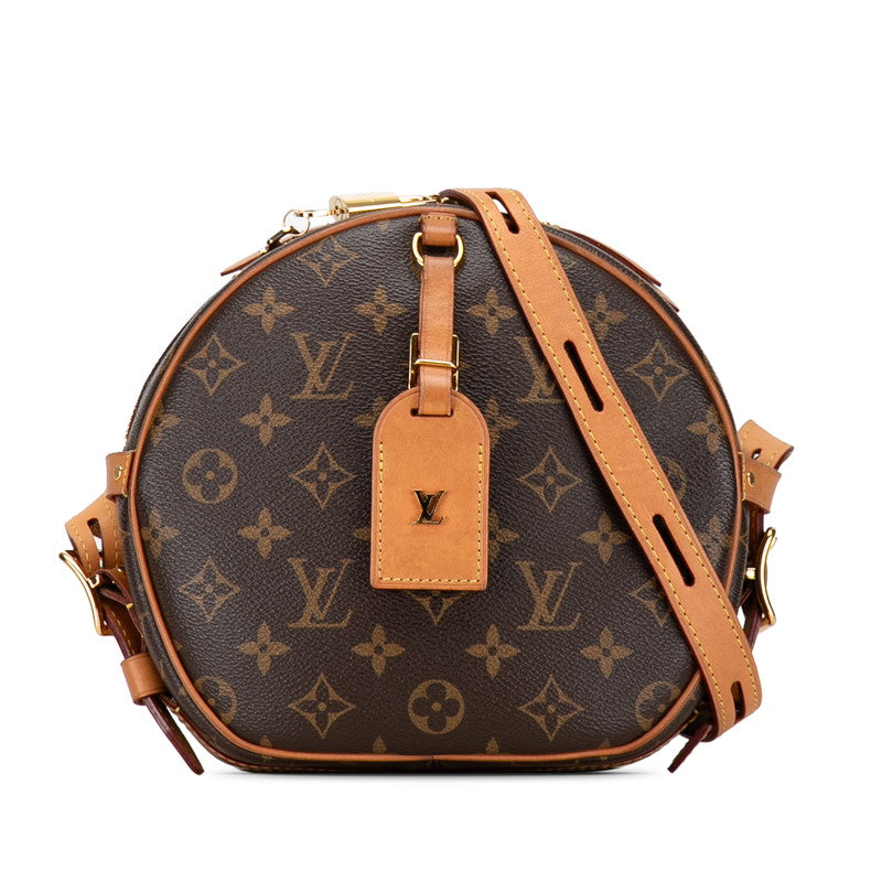 Louis Vuitton Monogram Boat Shapore   Shoulder Bag M52294 Brown PVC Leather  Louis Vuitton