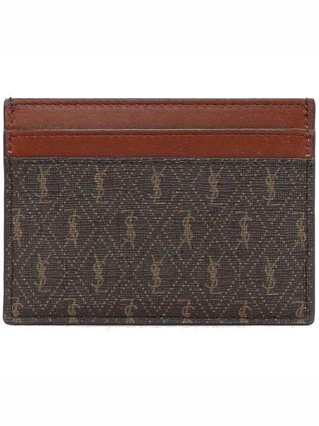 Luxury Saint Laurent Trending 2025 Monogram Card Wallet Brown