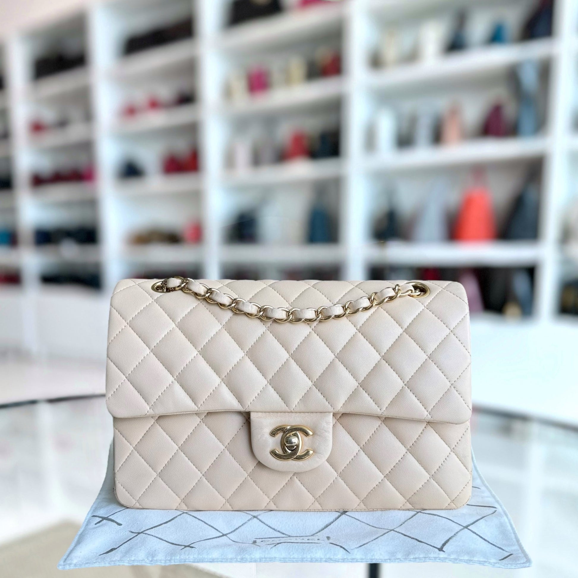 Chanel Classic Flap Medium Shoulder Bag - EworeBags
