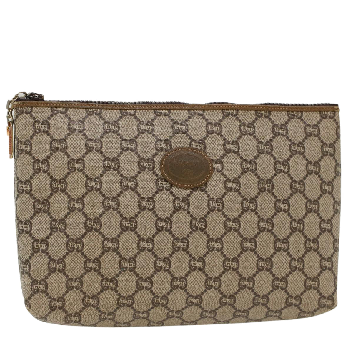 Gucci Leather Canvas Shoulder Bag