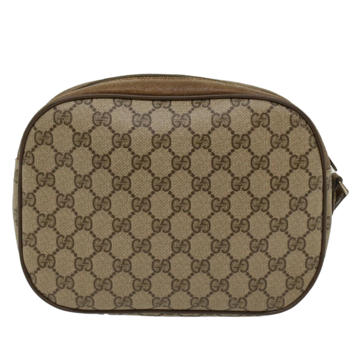 Gucci Leather Canvas Shoulder Bag