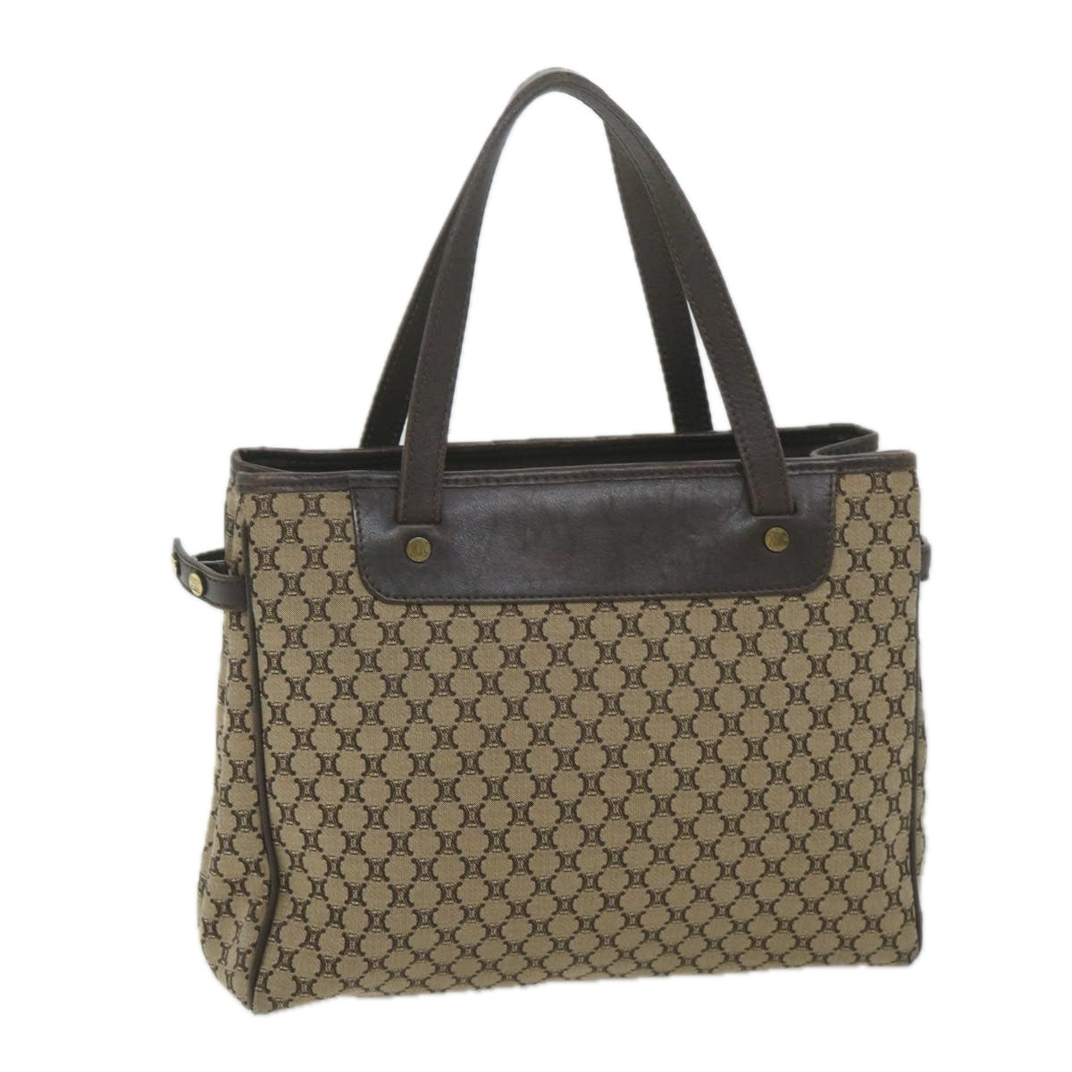 Luxury CELINE Macadam Canvas Tote Bag Beige  ep2286
