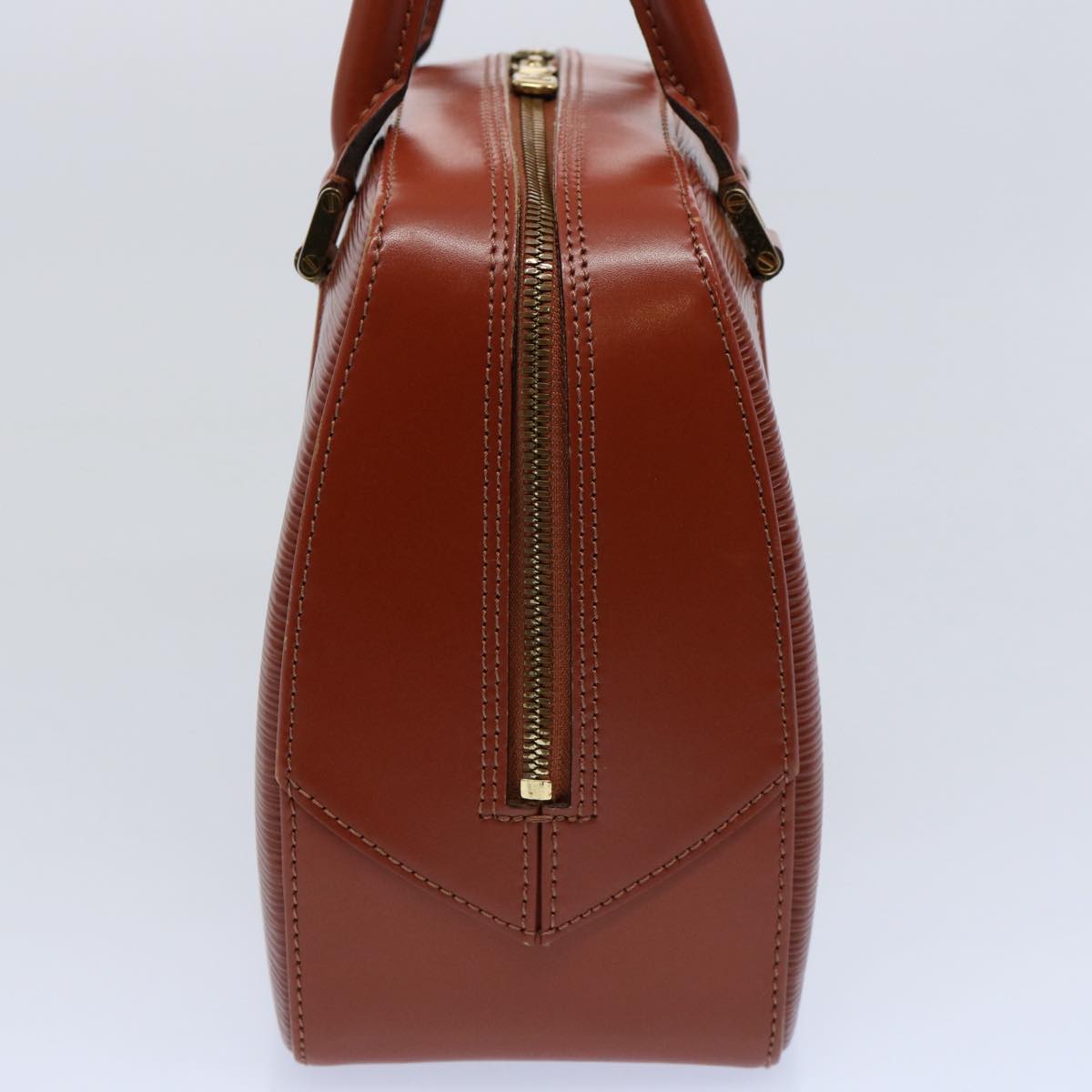 LOUIS VUITTON Epi Sablon Hand Bag Brown M52043 LV Auth ep2553