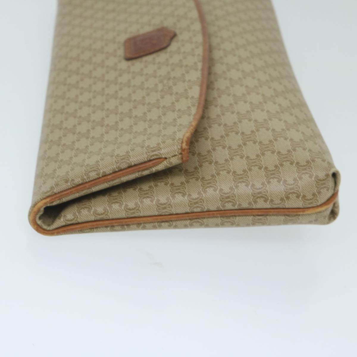 Luxury CELINE Macadam Canvas Clutch Bag Beige  ep2934