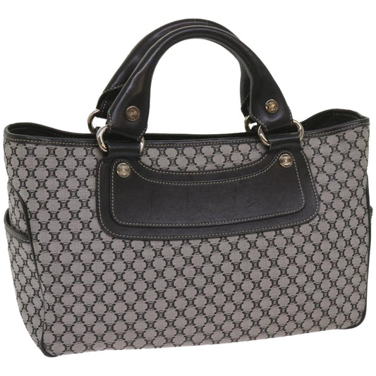 Luxury CELINE Macadam Canvas Hand Bag Gray ep3314