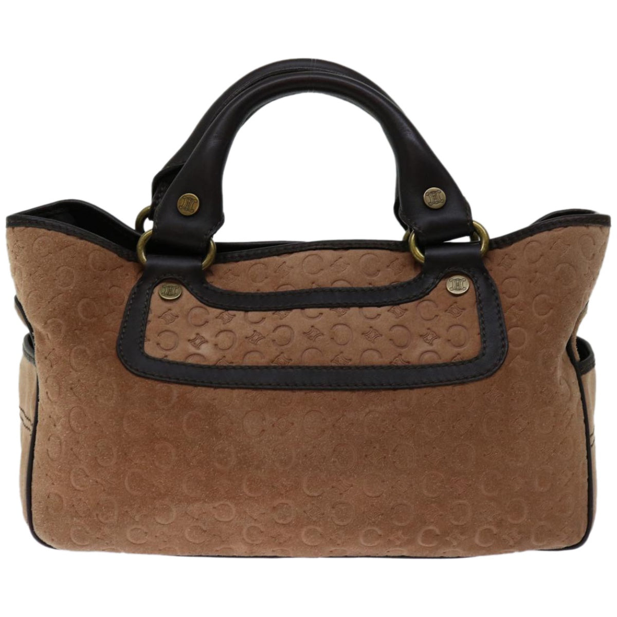 Luxury CELINE Hand Bag Suede Brown  ep3598