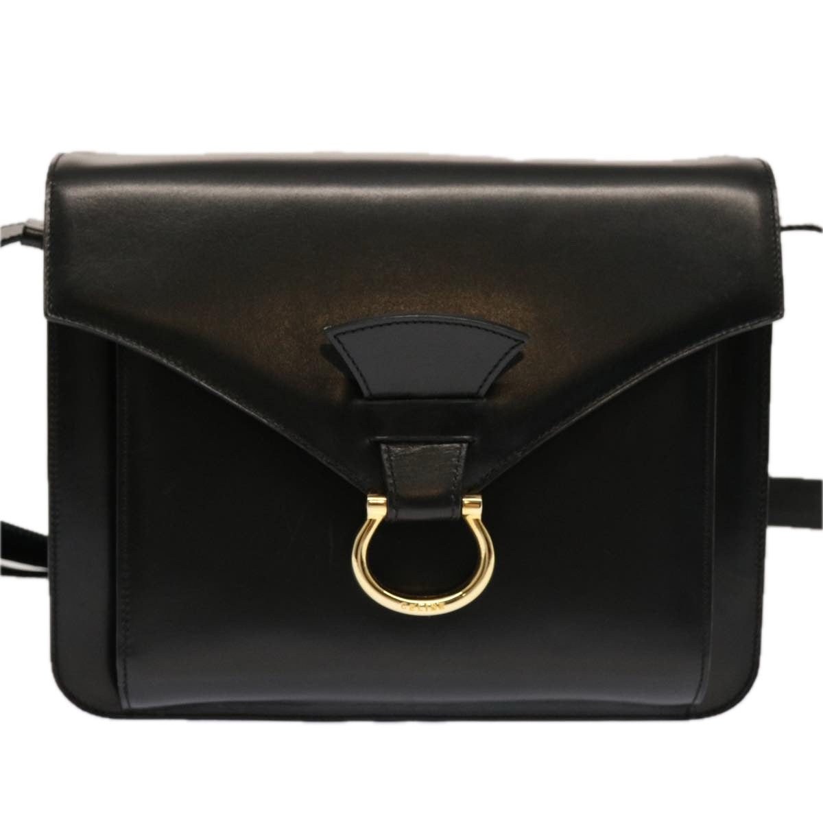 Luxury CELINE Shoulder Bag Leather Black  ep3891