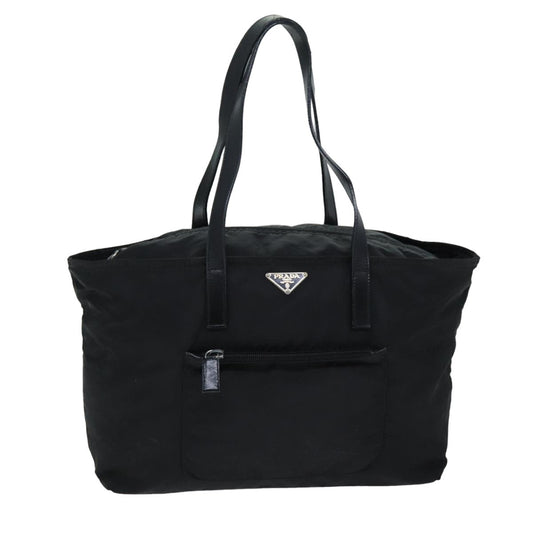 PRADA Tote Bag Nylon Black Auth ep4312