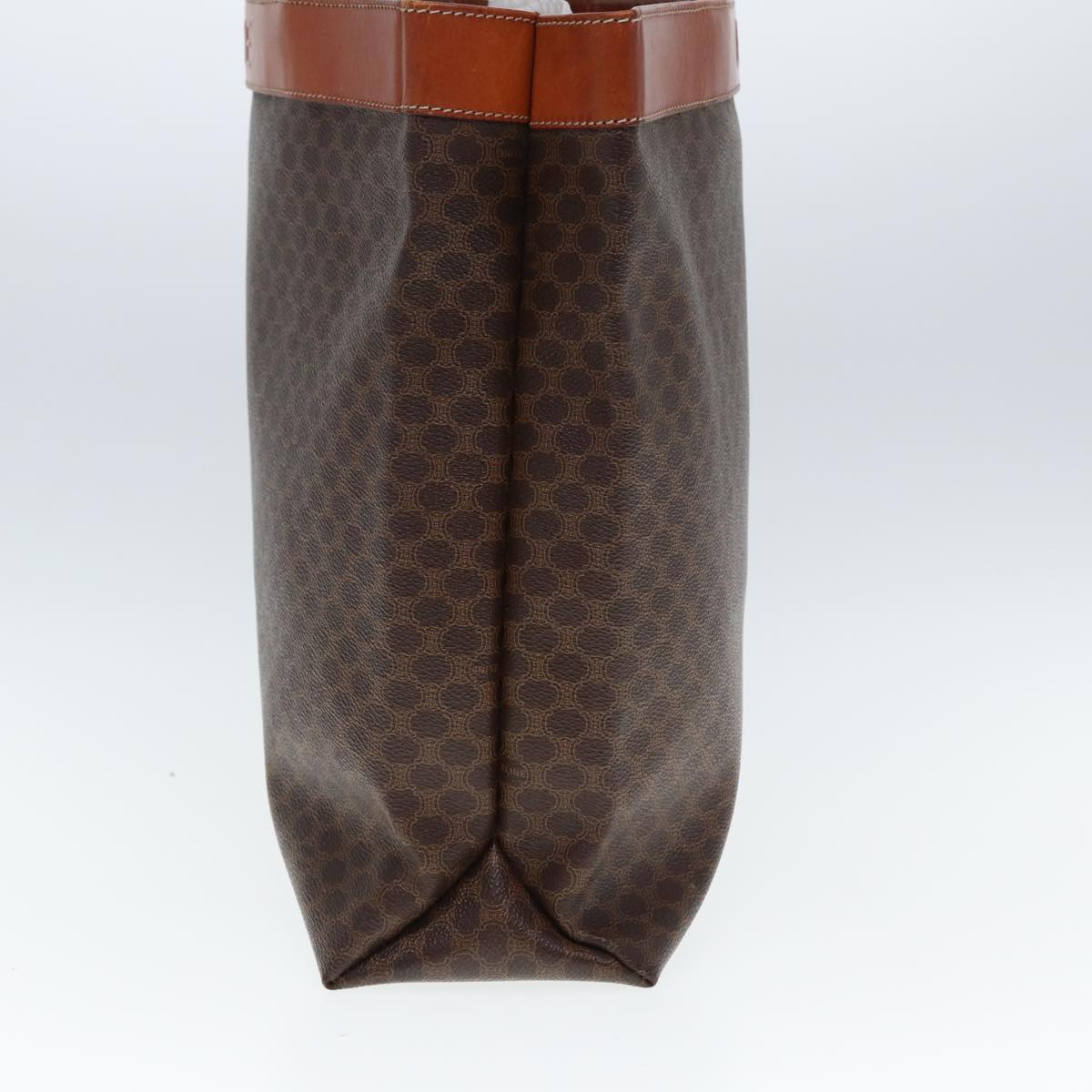 Luxury CELINE Macadam Canvas Tote Bag PVC Leather Brown  ep4528