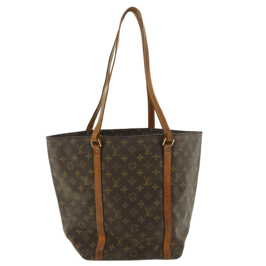 LOUIS VUITTON Monogram Sac Shopping Tote Bag LV Auth ep480
