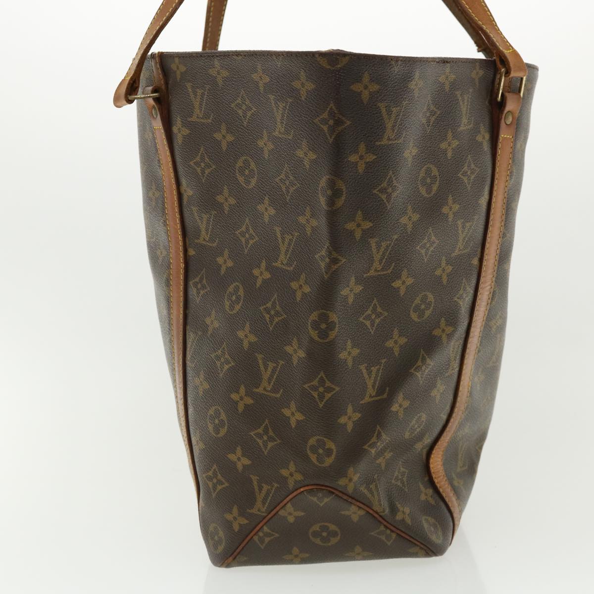 LOUIS VUITTON Monogram Sac Shopping Tote Bag LV Auth ep480