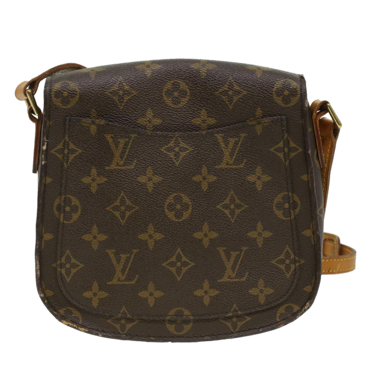 LOUIS VUITTON Monogram Saint Cloud PM Shoulder Bag LV Auth ep488