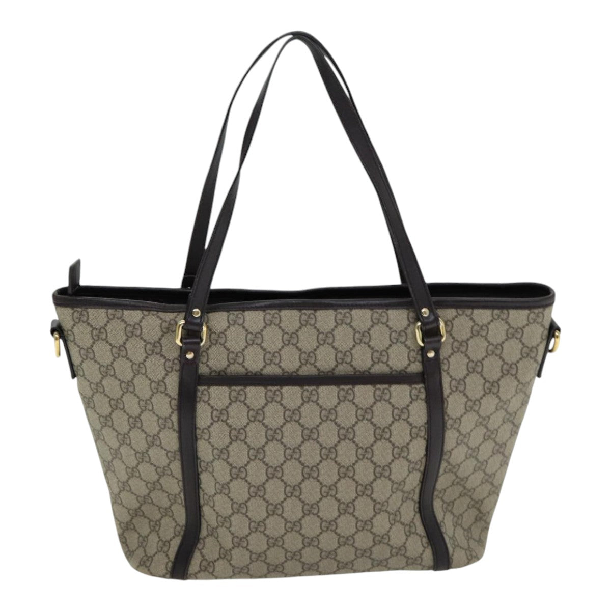 Gucci Leather Canvas Tote