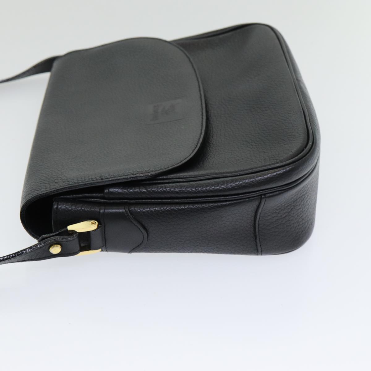 Luxury BurberrySs Shoulder Bag Leather Black Auth ep5024